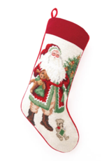 Stocking Santa Teddy Bear