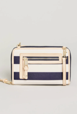 Spartina Multi Phone Wallet Navy Stripe
