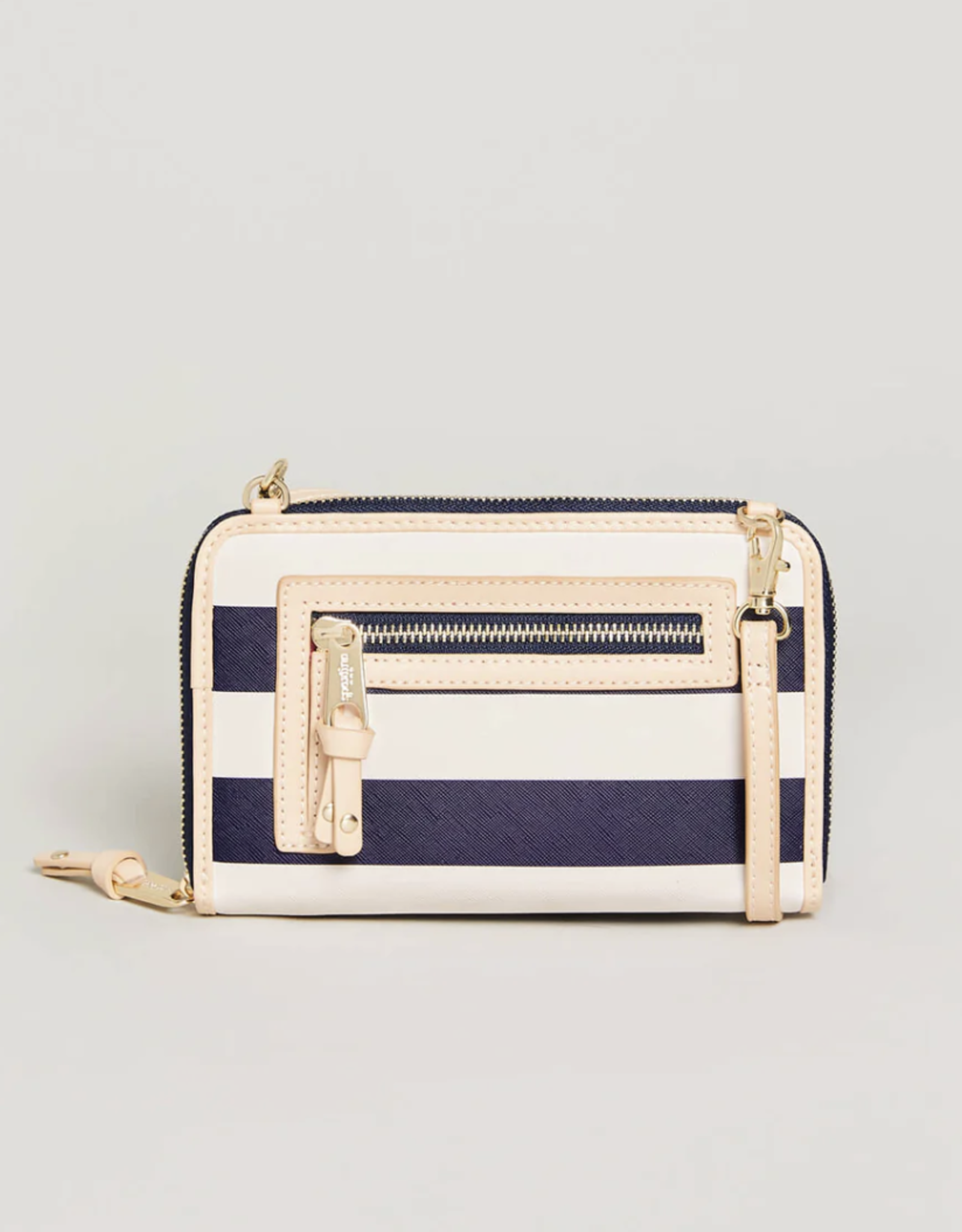 Spartina Multi Phone Wallet Navy Stripe