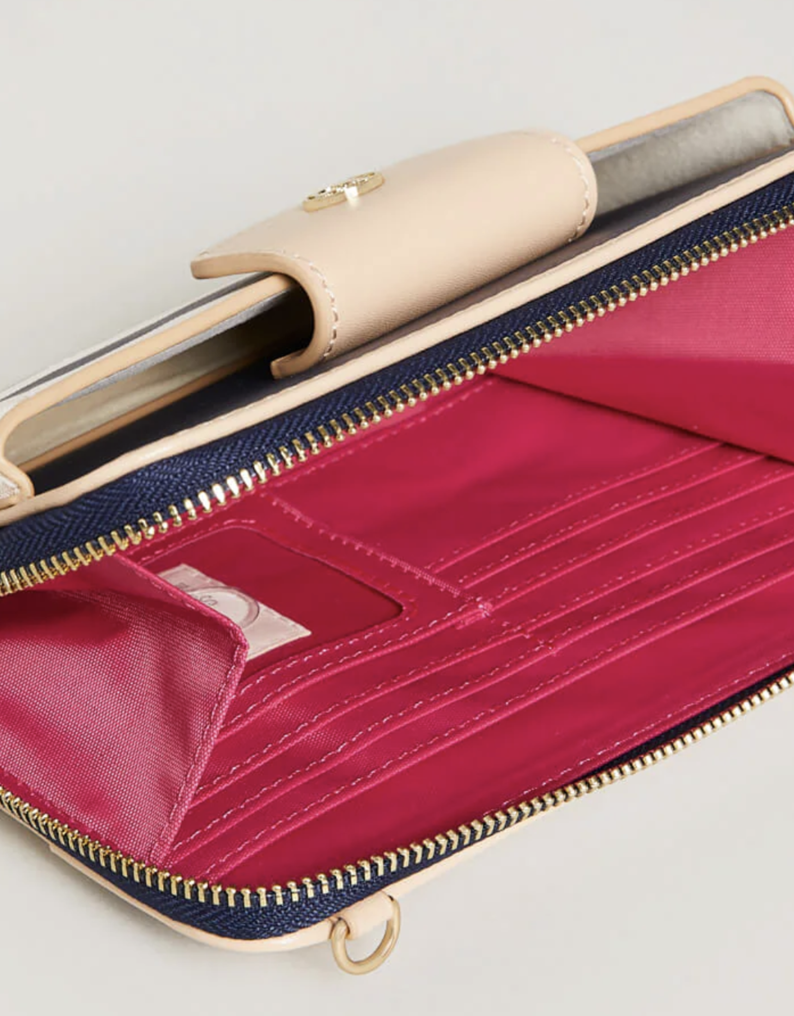 Spartina Multi Phone Wallet Navy Stripe
