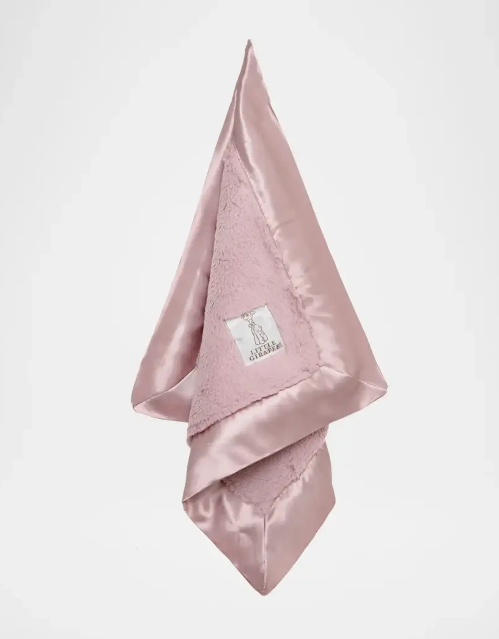 Little Giraffe Luxe Blanky Dusty Rose