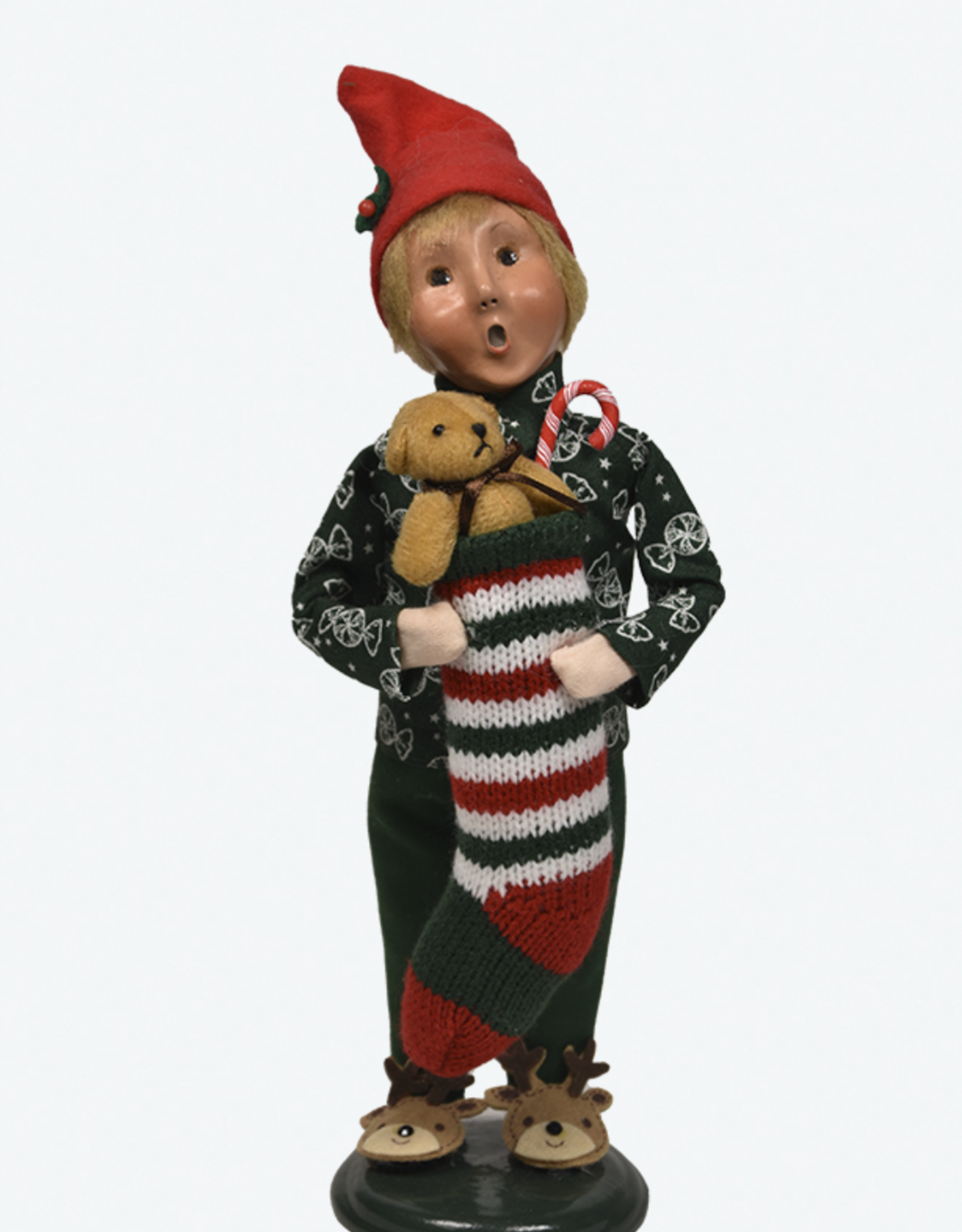 Byer's Choice Boy w/ Stocking