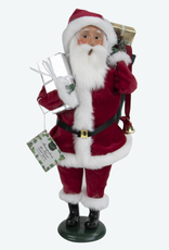 Byer's Choice Santa Red Velvet