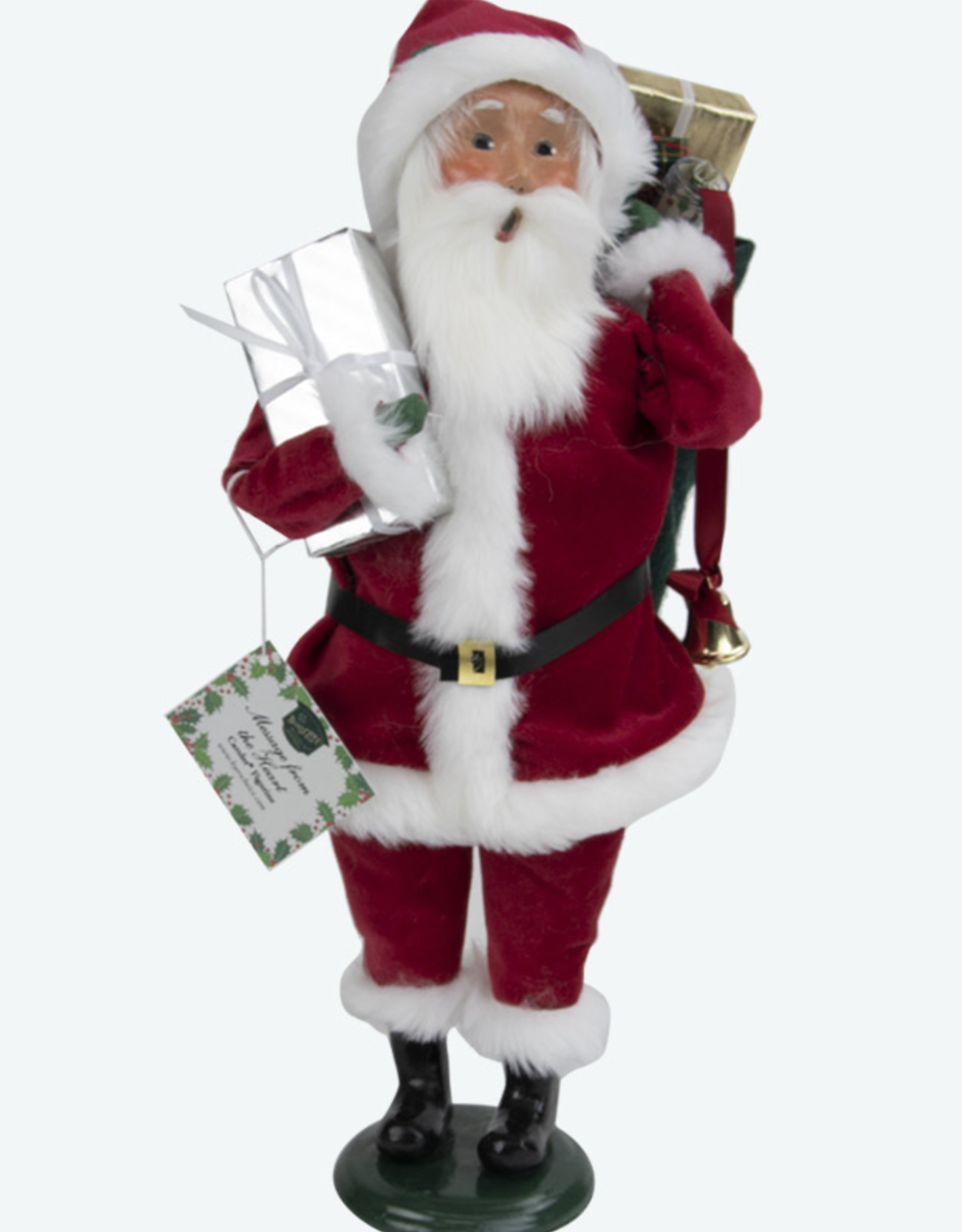 Byer's Choice Santa Red Velvet