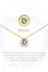 Spartina Dance Gem Necklace Gold