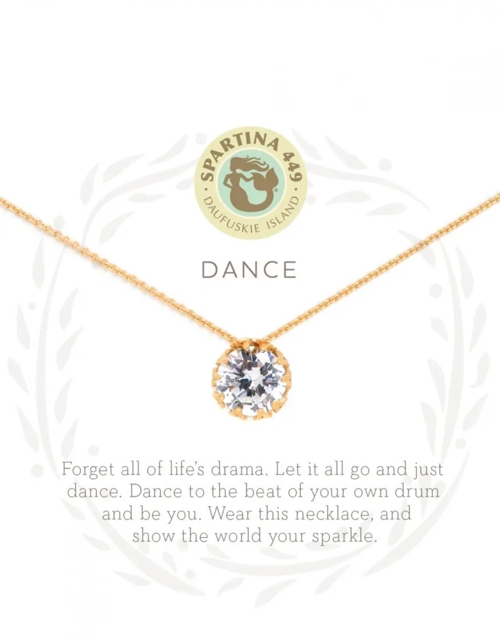 Spartina Dance Gem Necklace Gold