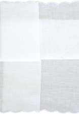 gerbrend Creations Hankie Linen Scallop Edge