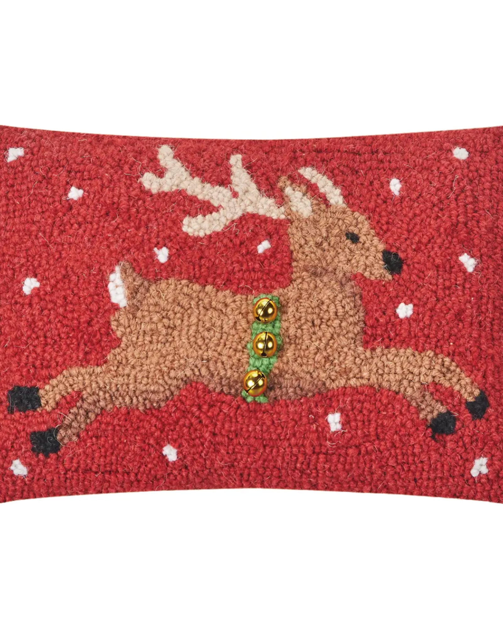 Pillow Reindeer w/ Real Bells