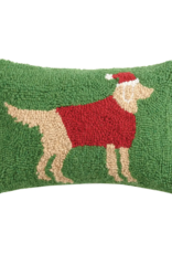 Christmas Golden Retriever Pillow