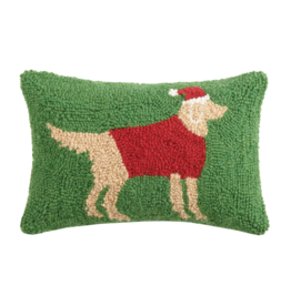 Christmas Golden Retriever Pillow