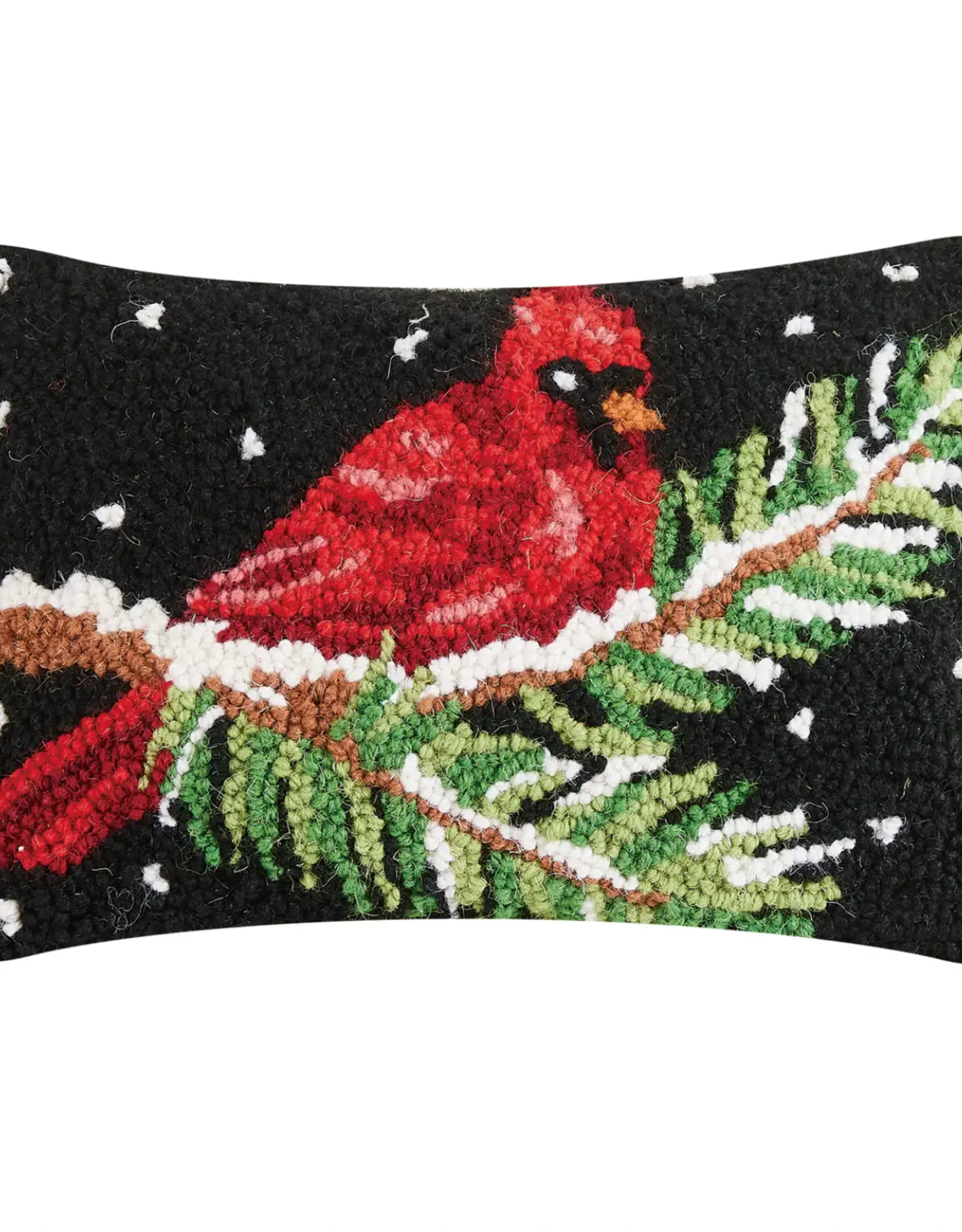 Cardinal on Branch Pillow