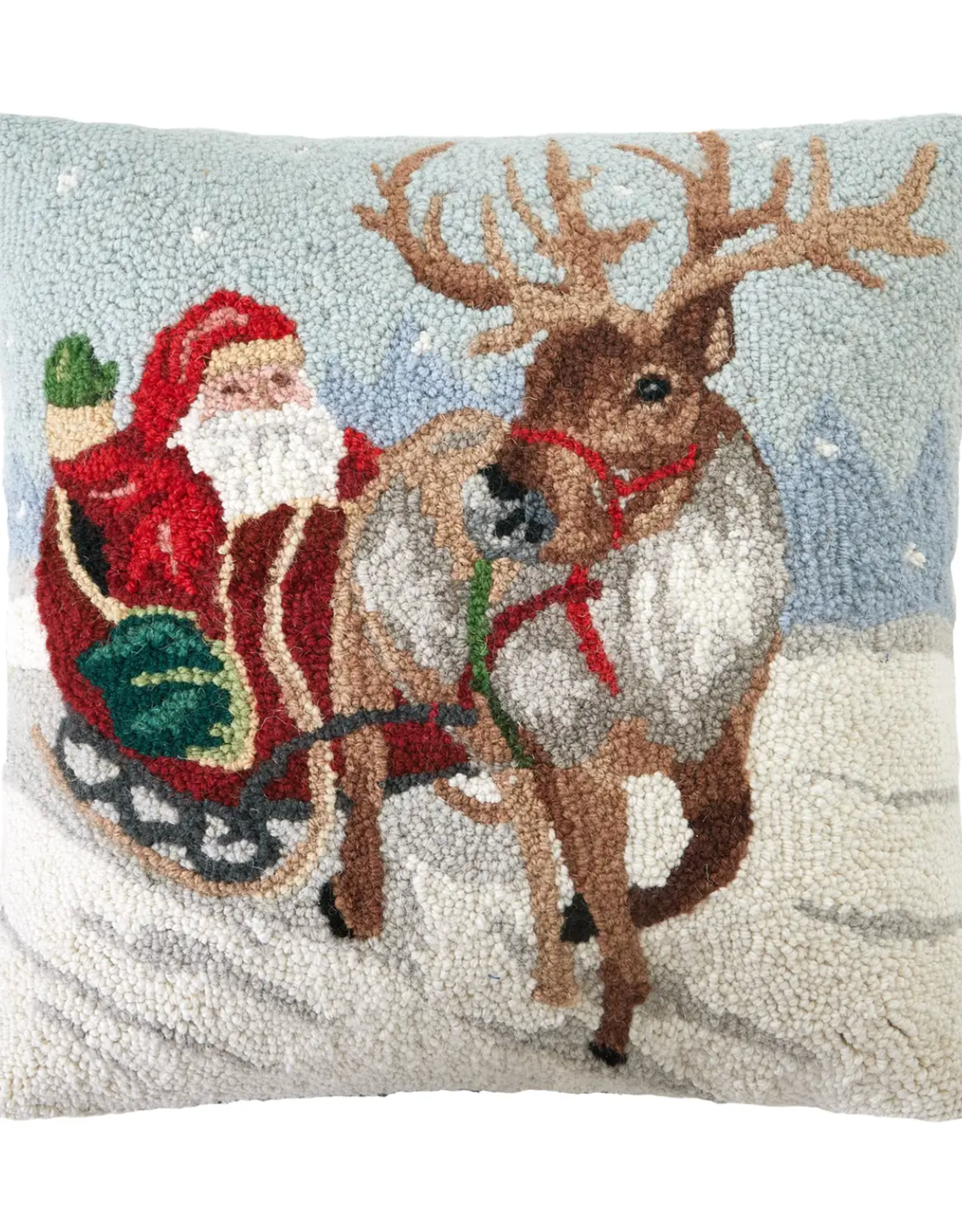 Hello Santa Pillow 18"