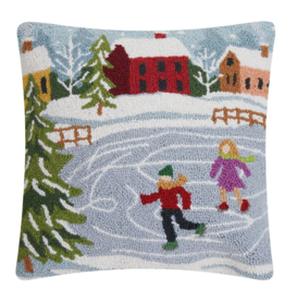 Skating Pond Pillow
