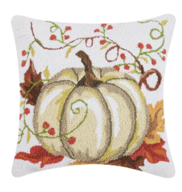 Pumpkins Cream Harvest Pillow