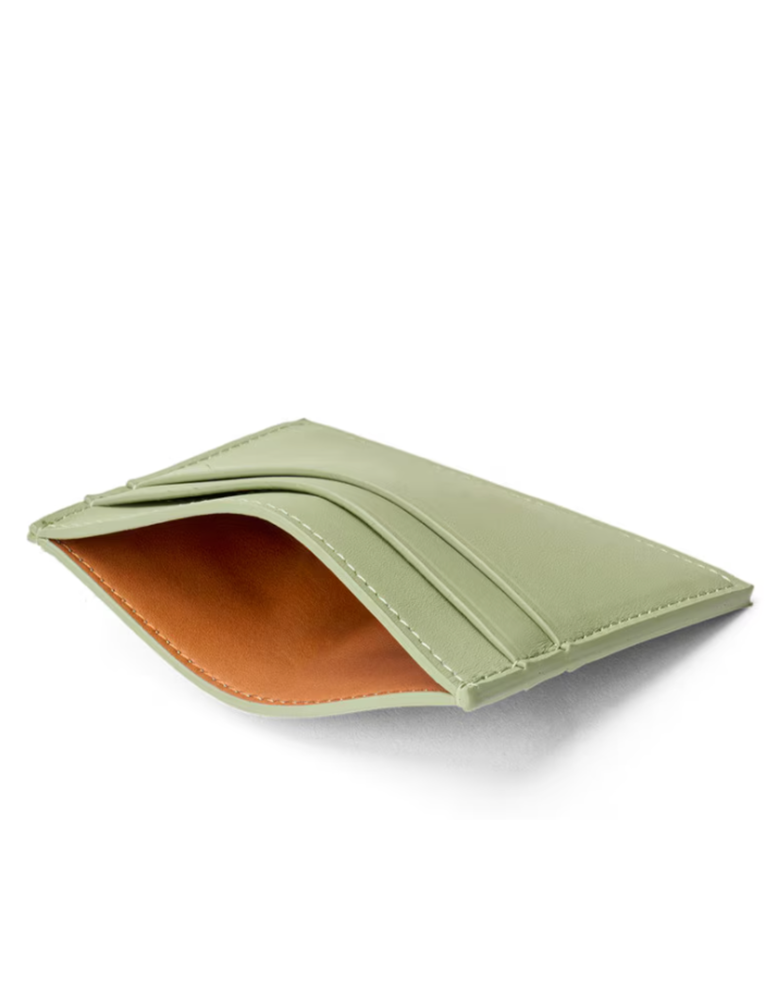 Boulevard Charlie Leather Card Holder Sage