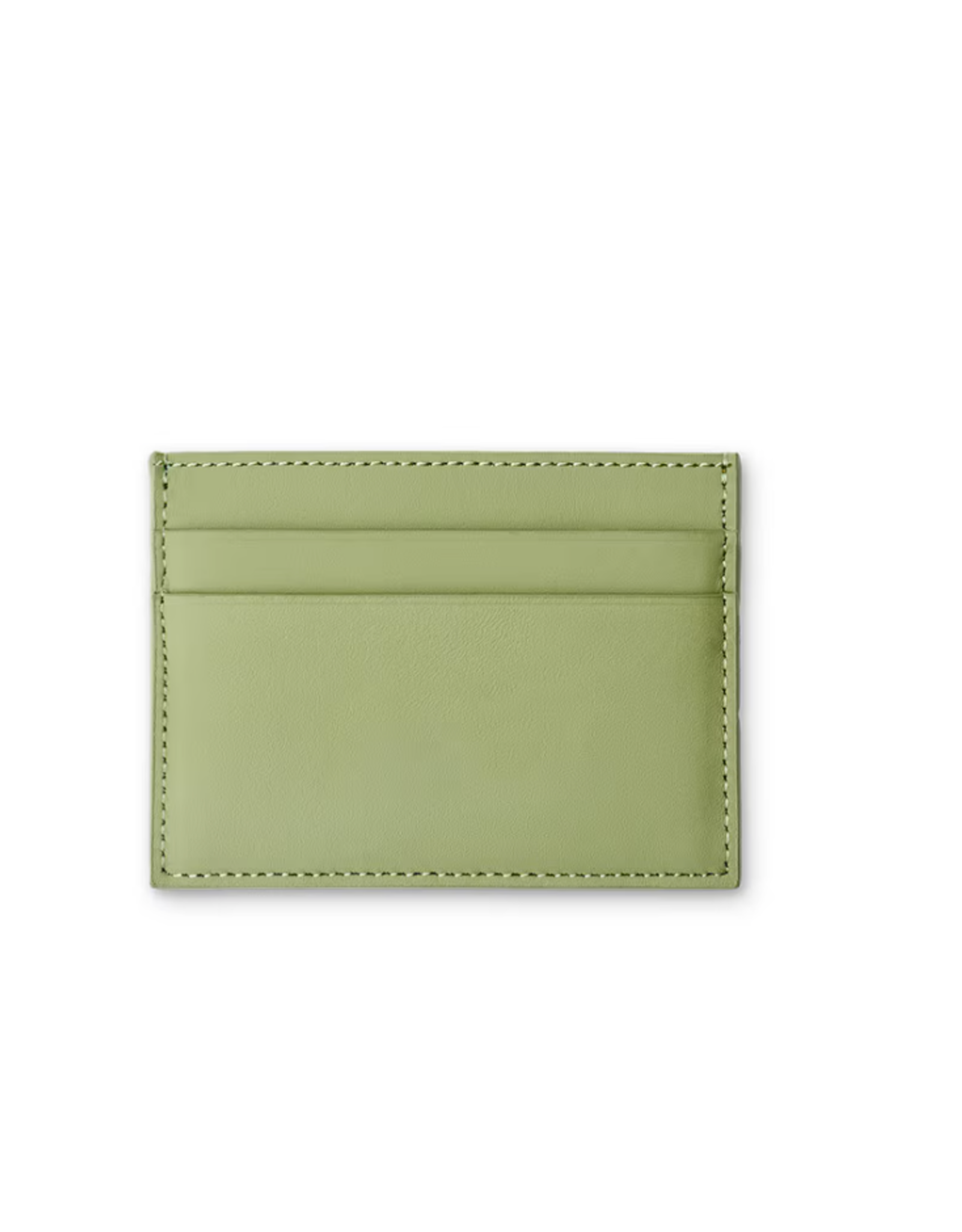 Boulevard Charlie Leather Card Holder Sage