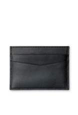 Boulevard Charlie Leather Card Holder Onyx