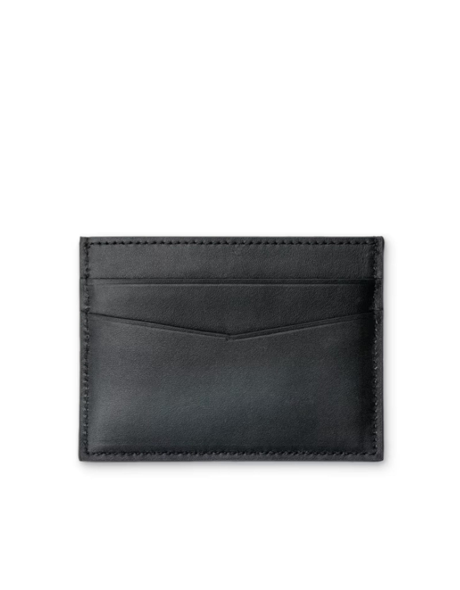 Boulevard Charlie Leather Card Holder Onyx
