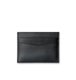 Boulevard Charlie Leather Card Holder Onyx