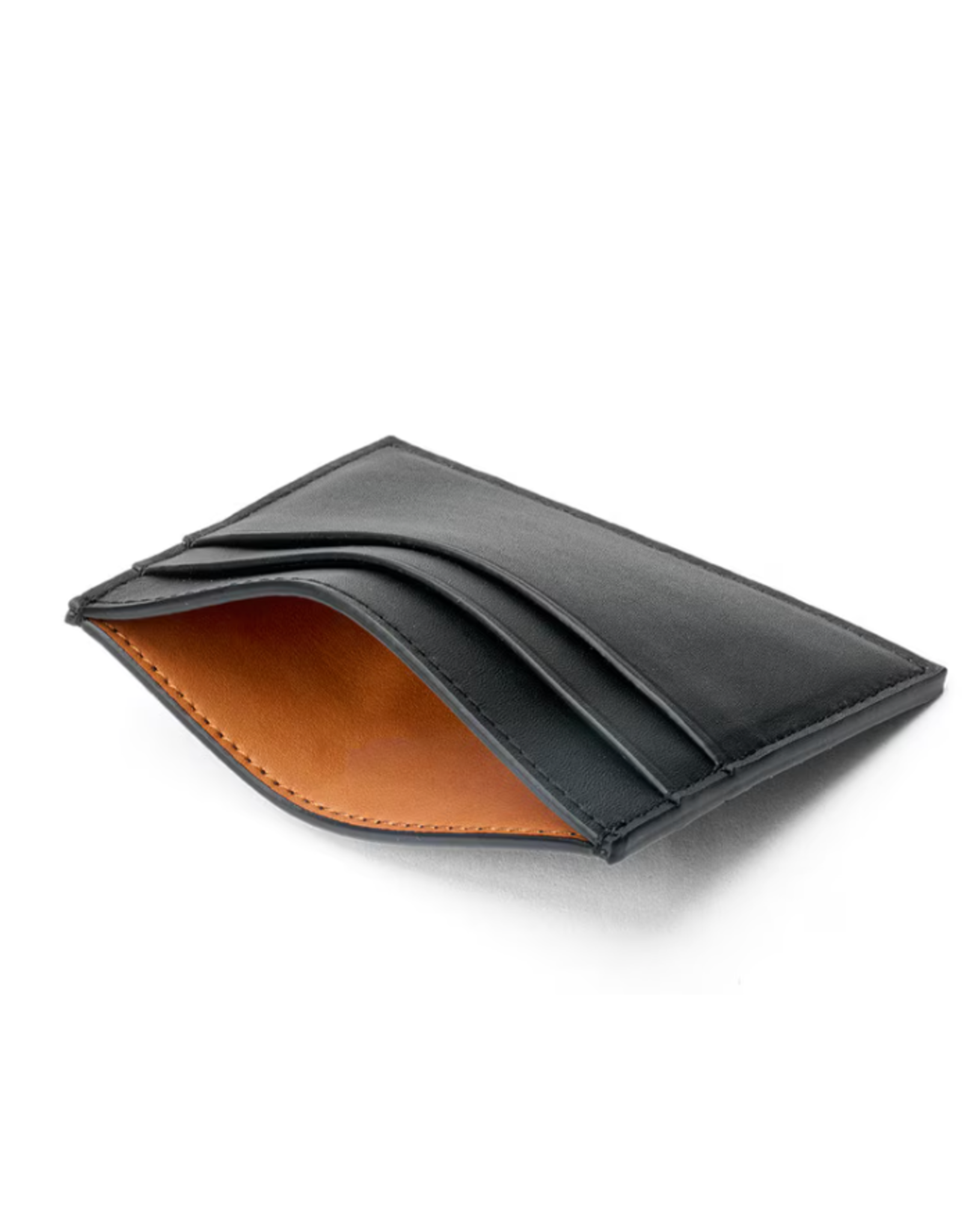 Boulevard Charlie Leather Card Holder Onyx