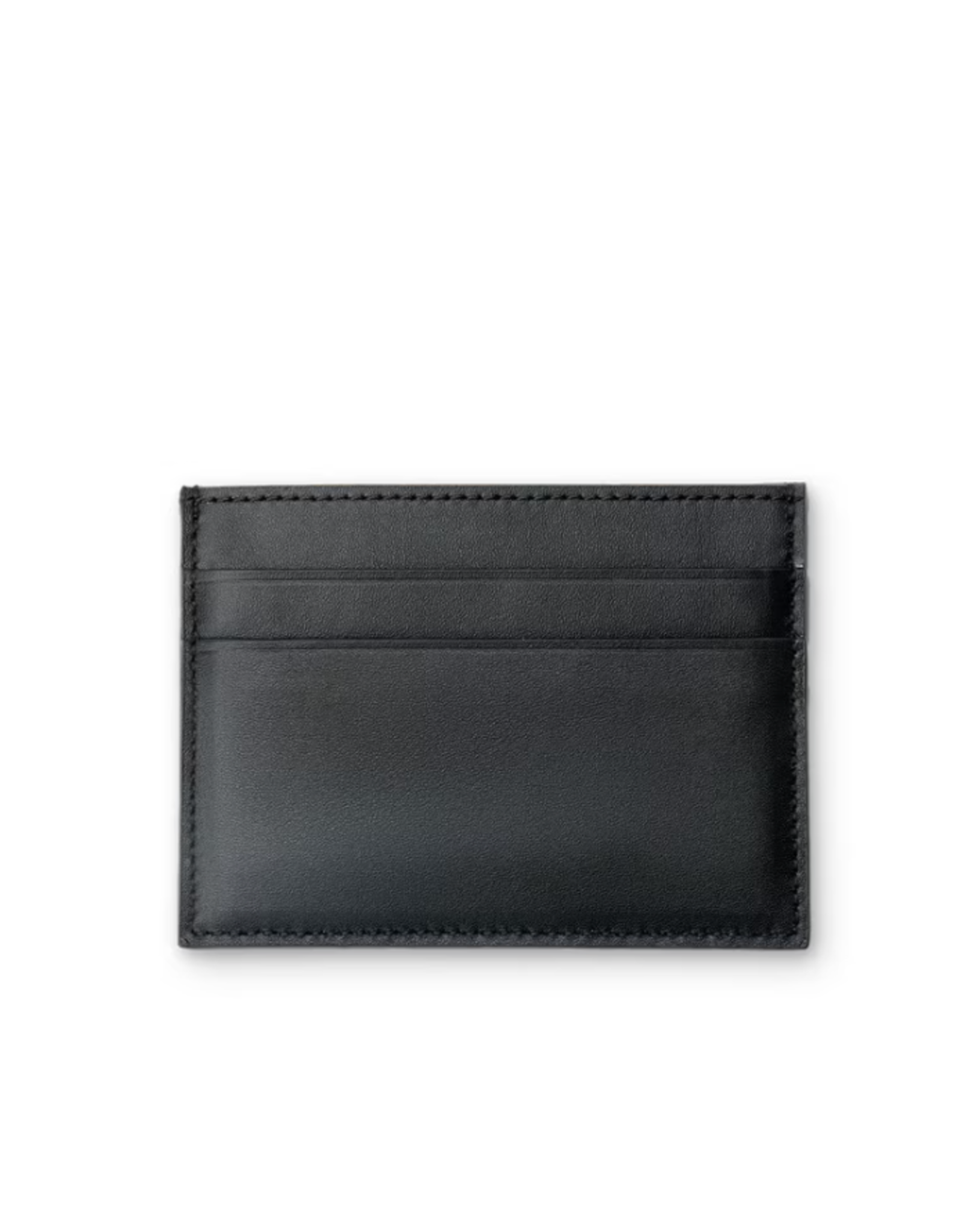 Boulevard Charlie Leather Card Holder Onyx