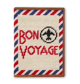 Smather's & Branson Passport Case Bon Voyage
