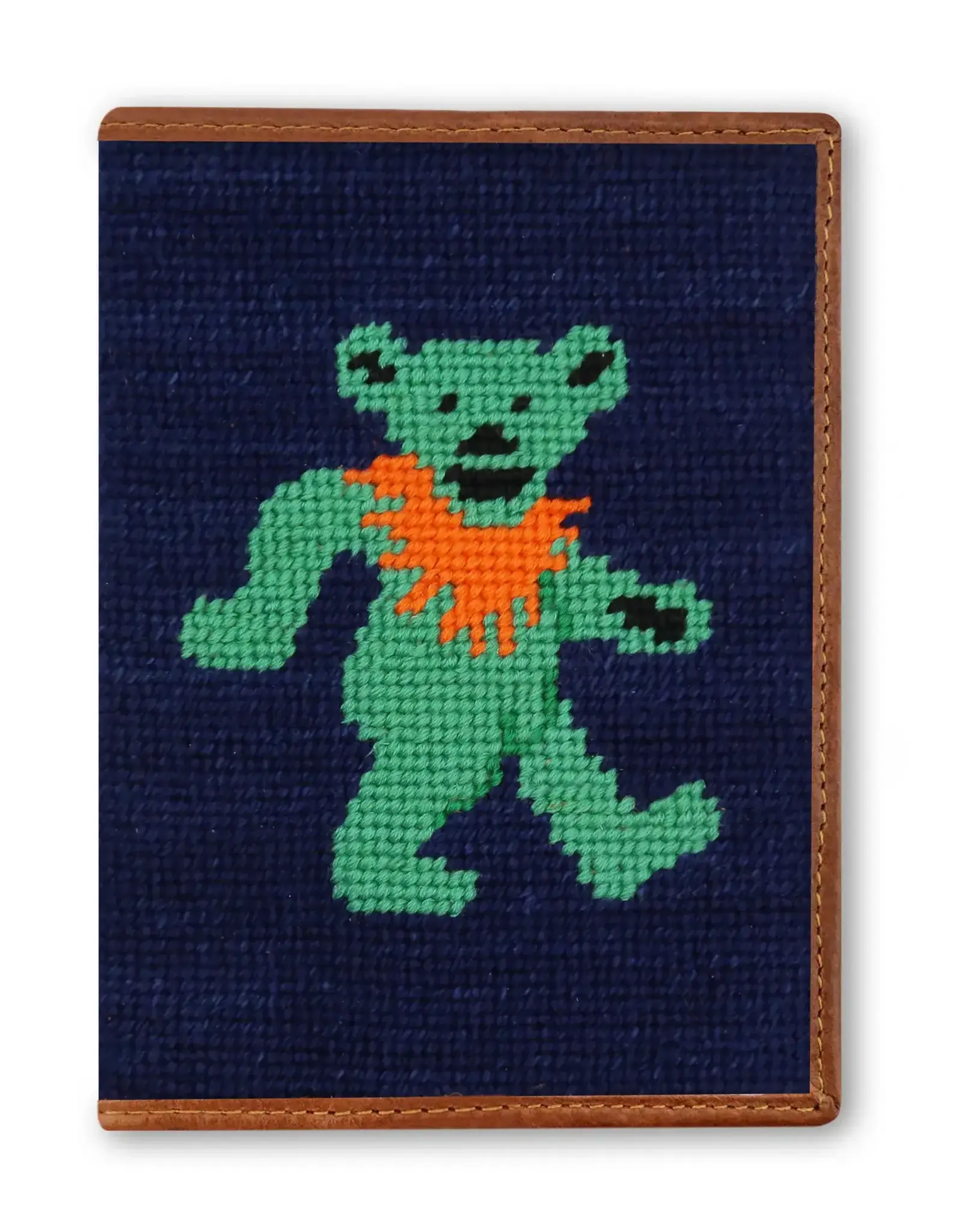 Smather's & Branson Passport Case Dancing Bear