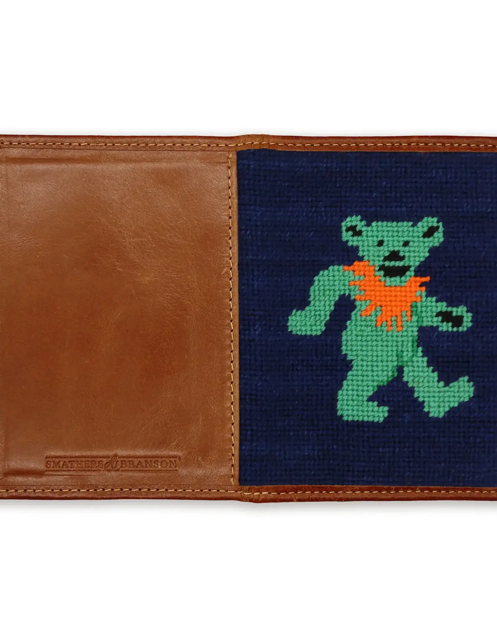 Smather's & Branson Passport Case Dancing Bear