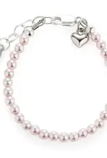 Cherished Moments Serenity 2 Pink Pearl Sterling Bracelet 0-12m