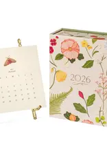 Karen Adams Designs 2026 Desk Calendar w/Gold Easel
