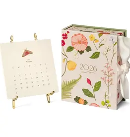 Karen Adams Designs 2026 Desk Calendar w/Gold Easel