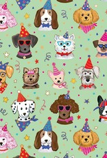 Gift Wrap Festive Pups