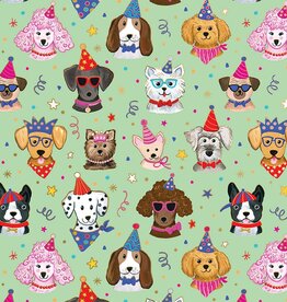 Gift Wrap Festive Pups