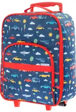 Stephen Joseph Rolling Luggage Blue Transportation