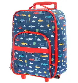 Stephen Joseph Rolling Luggage Blue Transportation