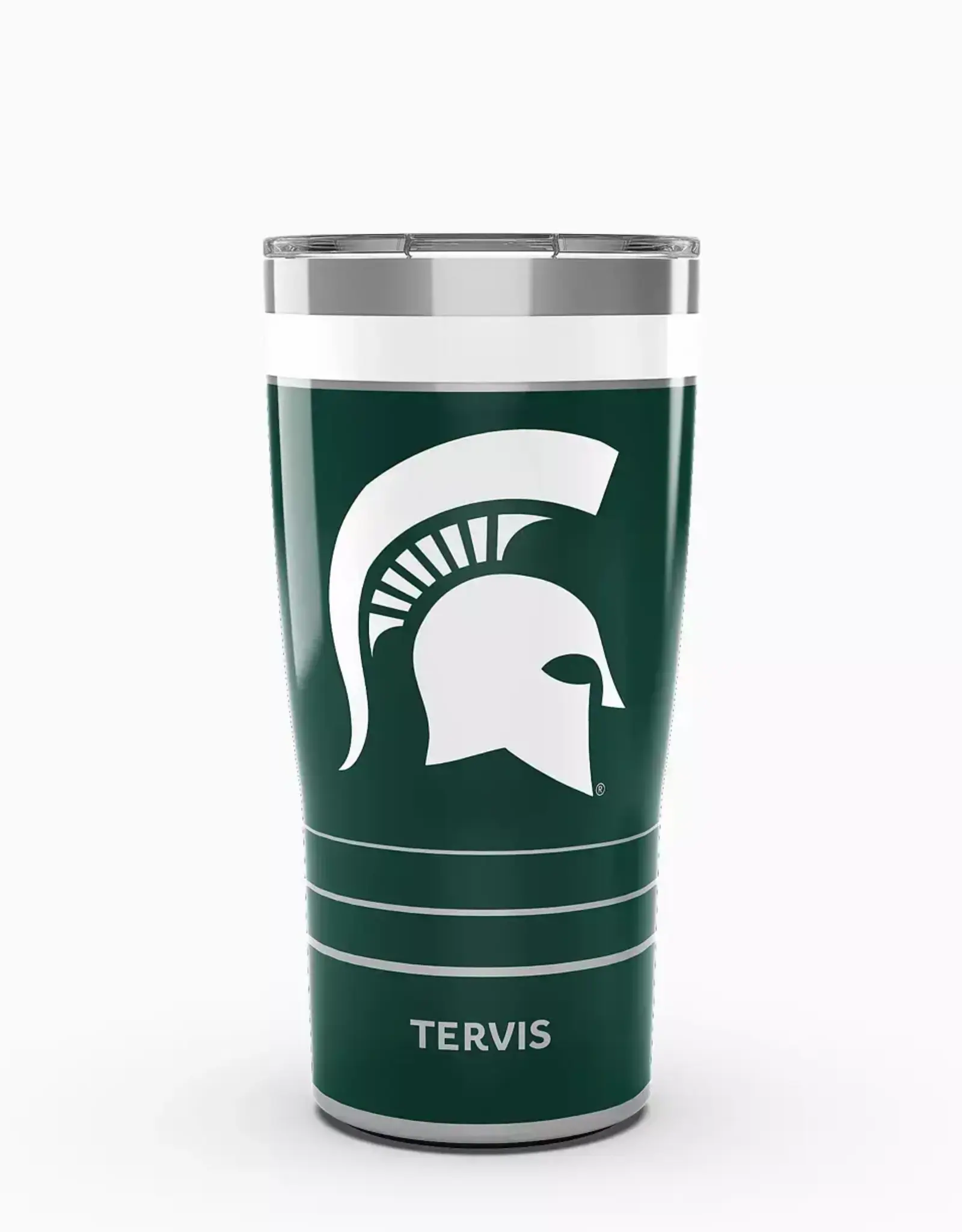 Tervis Tumbler 20oz  Stainless Michigan State Helmet