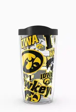 Tervis Tumbler 16oz/lid Iowa Hawkeyes Allover