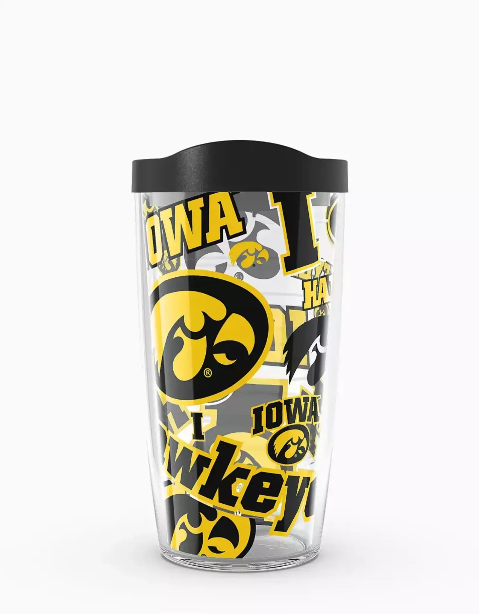 Tervis Tumbler 16oz/lid Iowa Hawkeyes Allover xx
