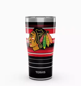 Tervis Tumbler 20oz/lid Stainless Blackhawks Hype Stripes