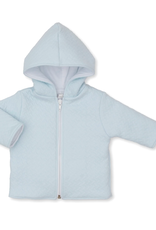 Kissy Kissy Jacquard Padded Zip Jacket Light Blue Kissy Kissy Jacquard Padded Zip Jacket Light Blue