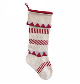 Melange Elf Multi Striped Stocking