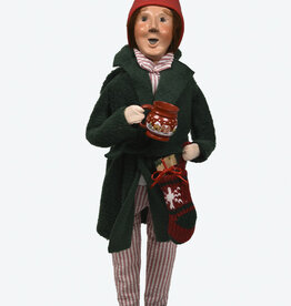 Byer's Choice Man w/stocking