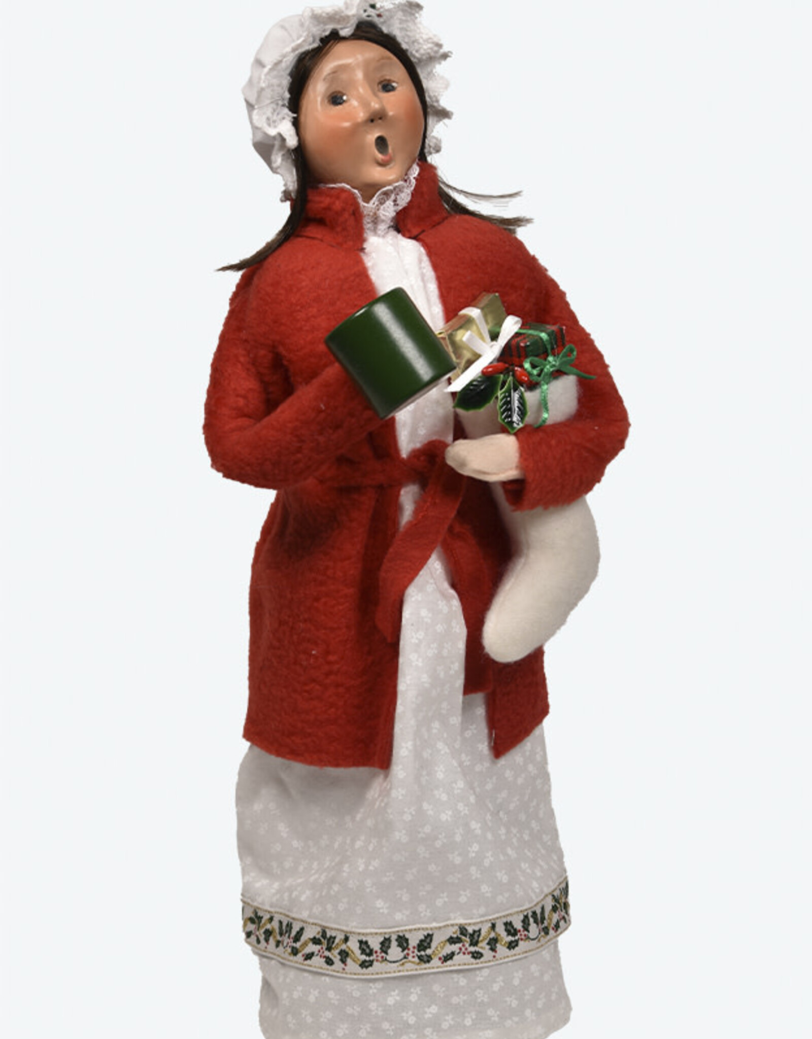 Byer's Choice Woman w/Stocking