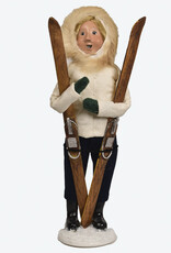 Byer's Choice Skiing Woman