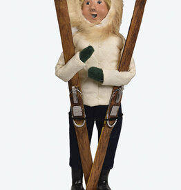 Byer's Choice Skiing Woman