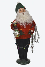 Byer's Choice Decorating Santa