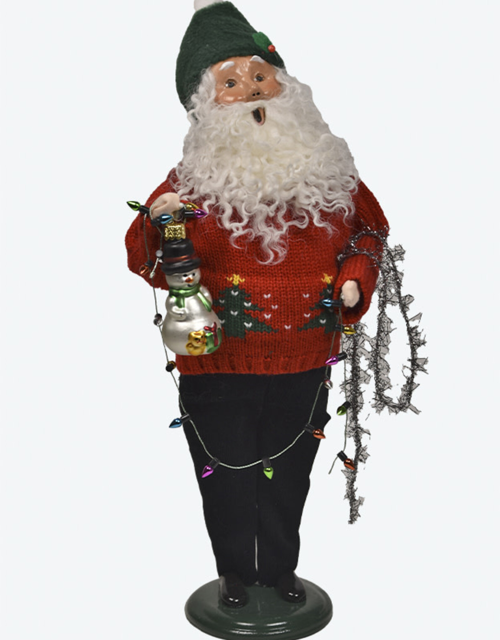 Byer's Choice Decorating Santa