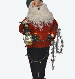 Byer's Choice Decorating Santa