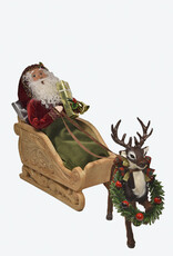 Byer's Choice Sleigh Santa