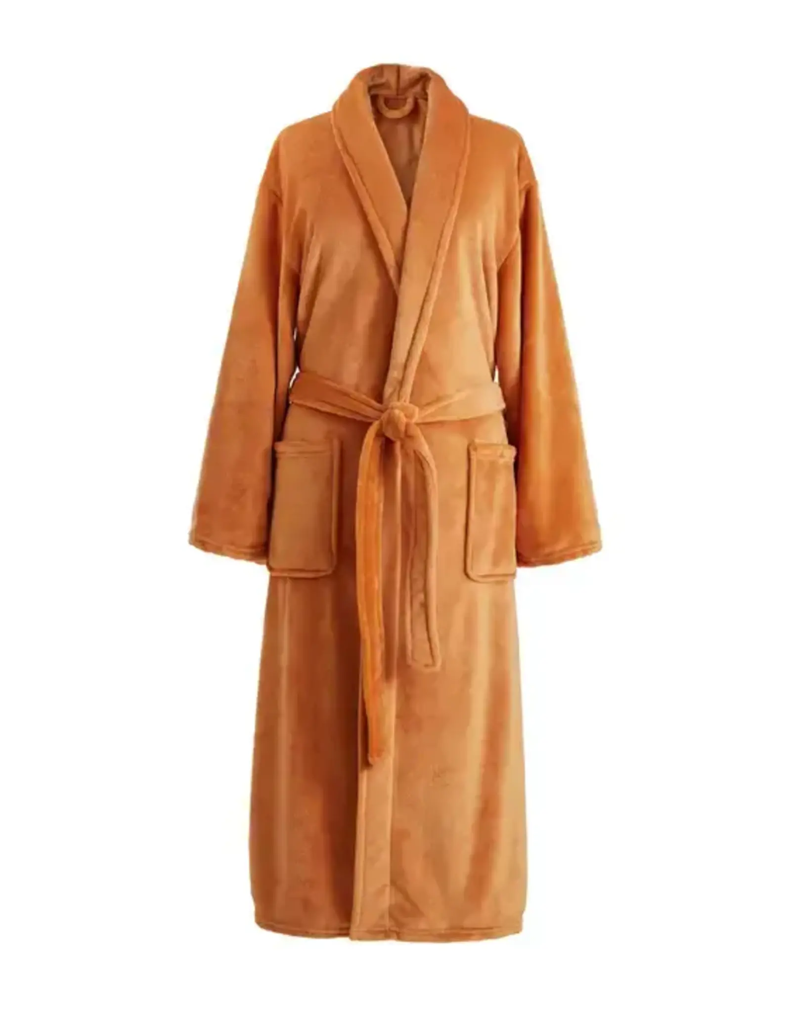 Pine Cone Hill Sheepy Fleece Robe 2.0 Ochre